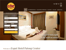 Tablet Screenshot of expathotel-patongcenter.com